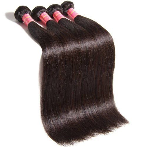 Shinny And Black Color Long Shape Remy Human Hair