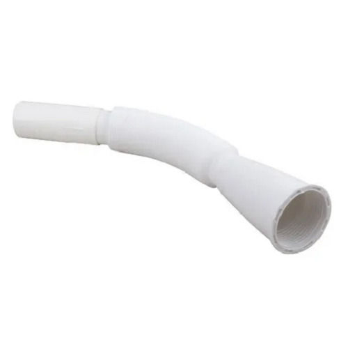 White 1.5 Meter Long Round Pvc Waste Pipe For Wash Basin