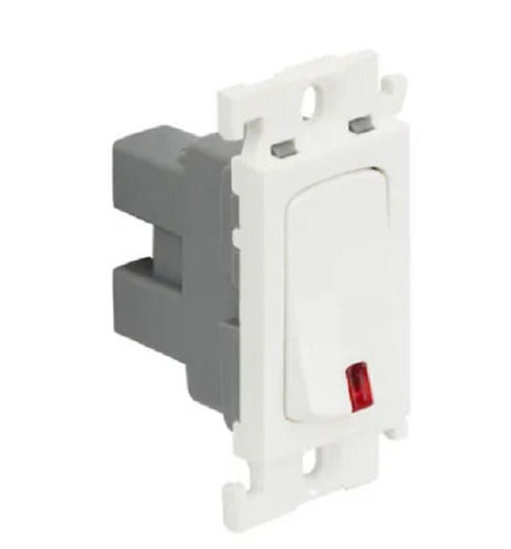 White 120 Volt Shock Proof Wall Mounted Electrical Plastic Switch