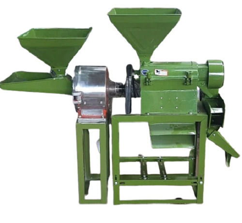 150kg/hr High Strength Manual Graded Mild Steel Combined Mini Rice Mill