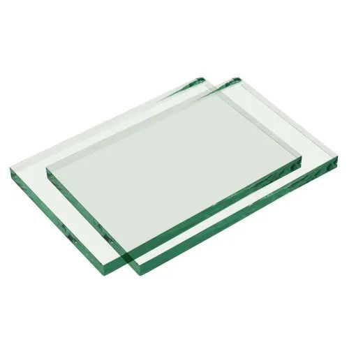22 MM Thick Scratch Proof Solid Rectangular Transparent Plain Glass