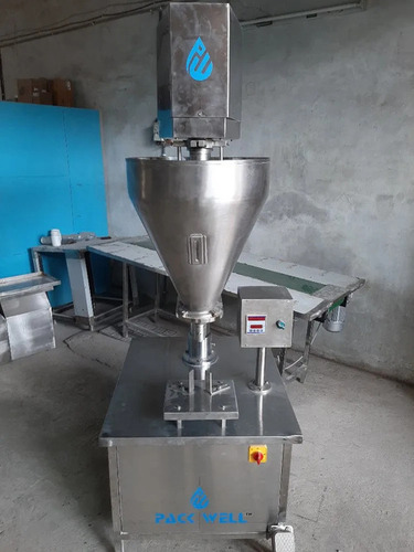 500 Pouch Per Hour Electric Automatic Powder Filling Machine 