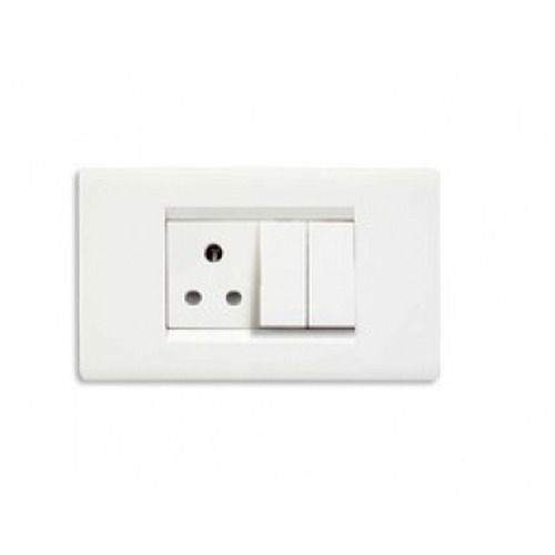 White 8x4 Inch 240 Volt 10 Ampere Ip65 Plastic 8x4 Inch Modern Modular Abb Switch