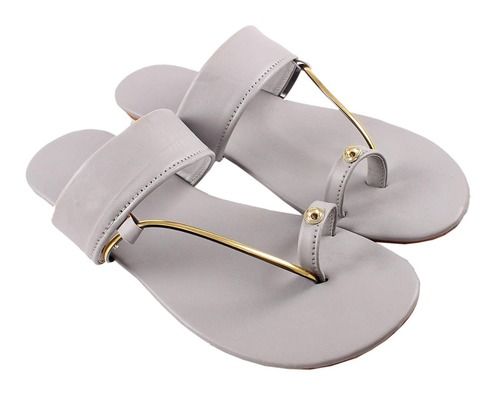 Gray Comfortable Casual Wear Non Slip Pvc Flat Slippers