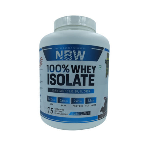 Nbw 100 Percent Whey Isolate Lean Muscle Builder Dietary Supplement