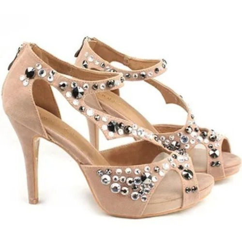 Party Wear And Comfortable Designer High Heel Sandal For Ladies