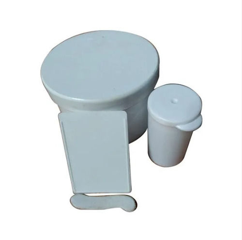 Plastic Material Sealed Protective Round Shape Bleach Cream Jar Set