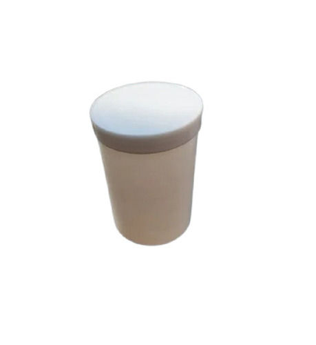 Protective Covered Cylindrical Shape 800 Ml Pp Plastic Cream Jar