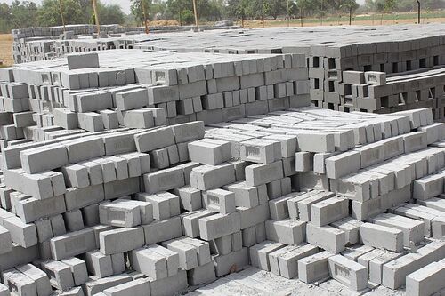 Rectangular Solid Cement Ash Fly Bricks For Side Walls