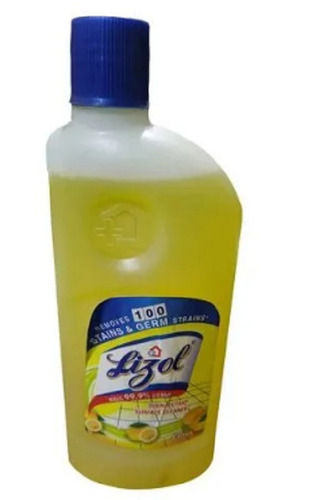 Yellow 1 Liter Liquid Form Lemon Fragrance Floor Cleaner Use For Floor Cleaning