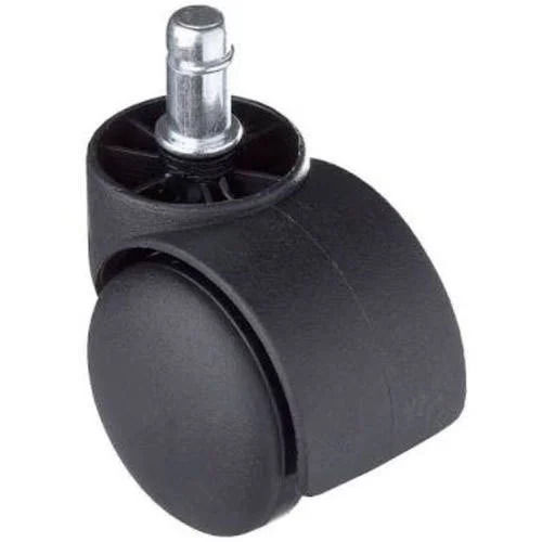 15 Mm Thick Matte Finished Round Plastic And Steel Removing Chair Caster Length: 00 Inch (In)