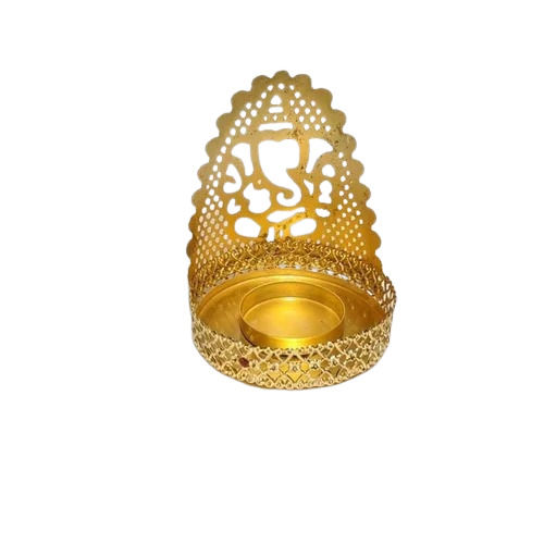 20 Grams Decorative Corrosion Resistance Polished Brass Diya Stand