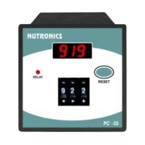 Black 220 Voltage 50 Hertz Preset Counter Square Digital Timer For Industrial