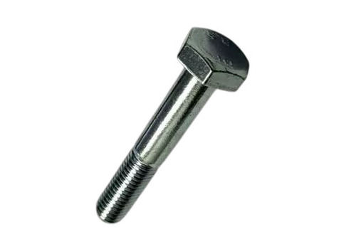 Silver 6Mm Round Half Threaded Rust Resistance Galvanized Mild Steel Metric Hex Bolt