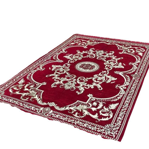 8.3 Mm Thick Non Slip Rectangular Printed Polyester Floor Carpet For Living Room Easy To Clean