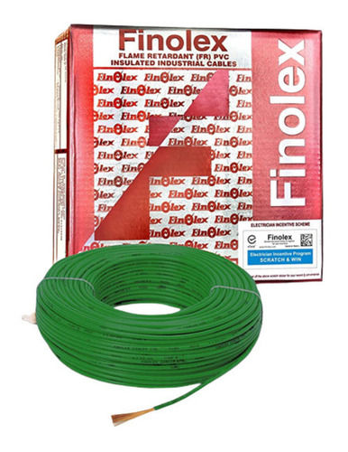 90 Meter Long Copper Conductor Polyvinyl Chloride Insulated Electrical Wire Application: Industrial