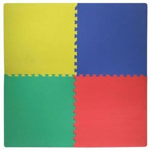 905x905mm Square 12mm Thick Matte Finished Washable Rubber Floor Mat