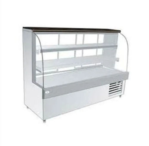 Double Sided Shelves Galvanized Surface Metal Light Duty Scale Display Counter Capacity: 200-350 Kiloliter/Day