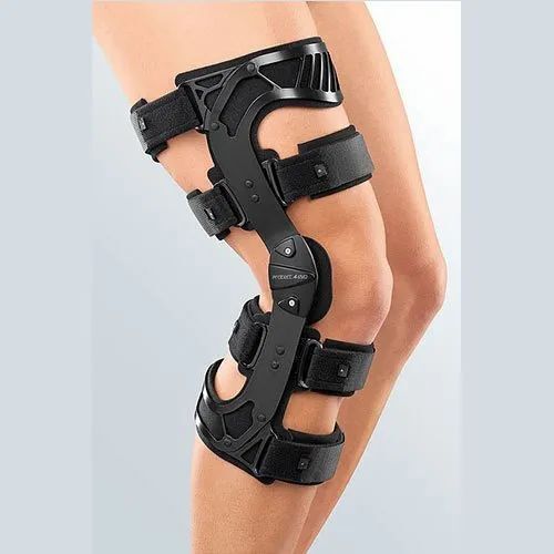 Unisex Black Orthopedic Knee Braces For Personal Usage