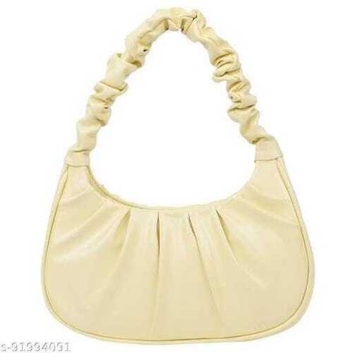 पार्टियों, यात्रा और कार्यालय के लिए व्हाइट लेडीज़ होबो हैंडबैग बैग