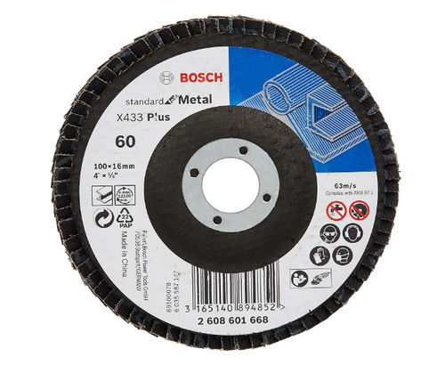 Black 10*5*10 Mm 120 Volt Electric Iron Flap Wheels For Industry Use