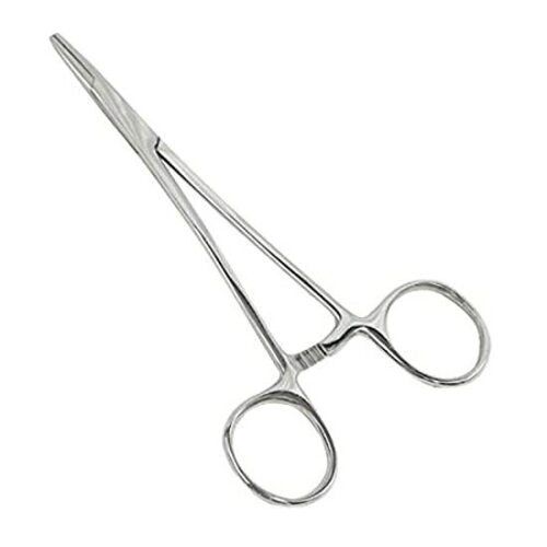 12 Inch Finger Ring Stainless Steel Handle Needle Holder For Hospital Use