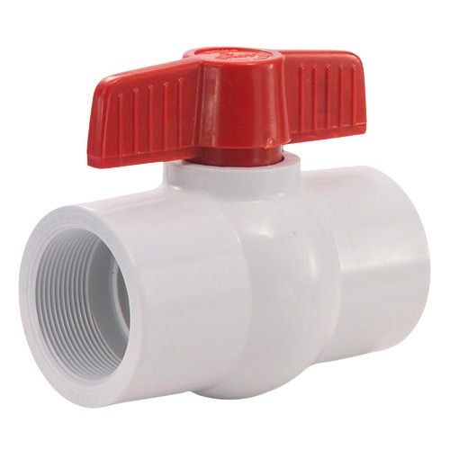 25 Mm 150 Gram Round Matte Finish Polyvinyl Chloride Ball Valve  Application: Water Pipe Fitting