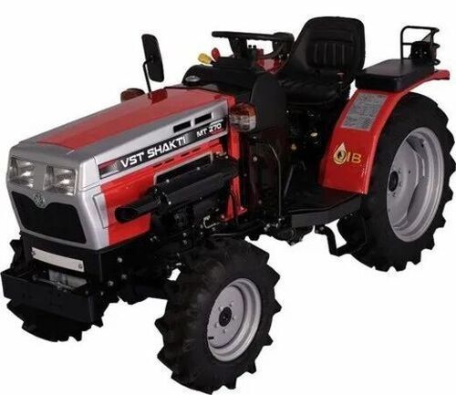 Red And Black 27 Horsepower 1300 Rpm Electric Start Water Cooled Agricultural Tractors