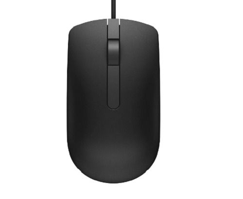 Black 3X7X5Cm Abs Plastic Optical Computer Mouse For Computer And Laptop