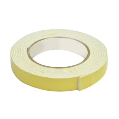 Yellow 4Mm Thick And 1 Inch Wide Acrylic Foam Based Double Sided Adhesive Tape - 4 Meter