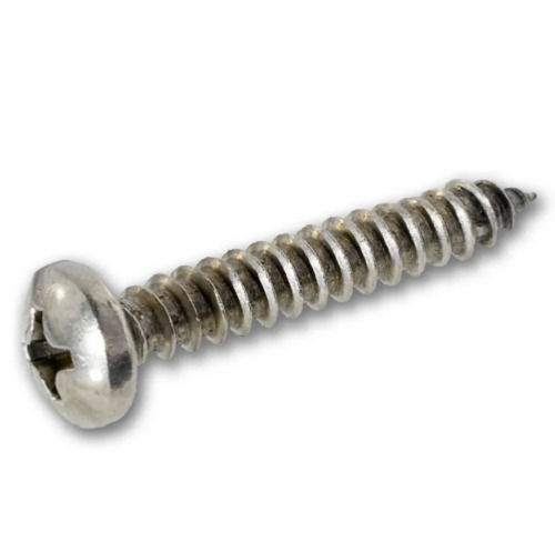 Silver 5.5 X 19 Mm Polished Finish Metal Screws For Industrial