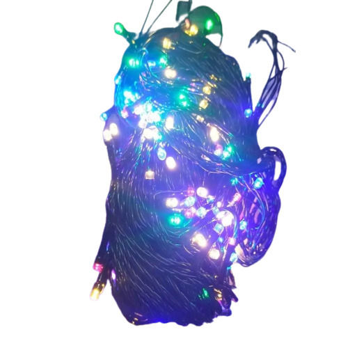 Black 6 Watt Plastic Body Based Multicolor Led Light For Decoration - 60 Meter Long