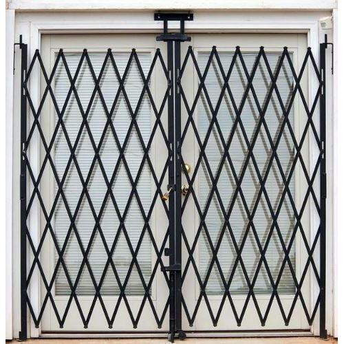 Black Stainless Steel Channel Gate For Residential And Offices Size: Customized