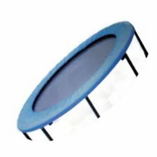 Blue Pvc Trampoline For Household Usage, 3-5 Yrs Age Group