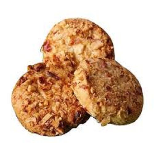 Delicious Tasty Solid Sweet Round Eggless Peanut Bakery Cookie Biscuits Fat Contains (%): 31 Grams (G)