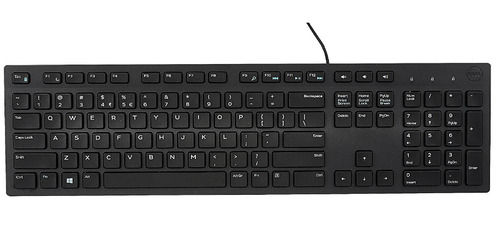 Black Multimedia Usb Connection Port Qwerty Layout Computer Keyboard