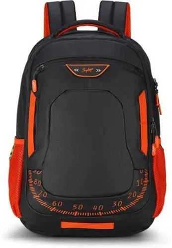 Black Non Waterproof And Flexiloop Handle Based Laptop Backpack