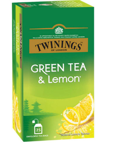 Pack Of 25 Pieces Dried Solvent Extraction Lemon Green Bagged Tea