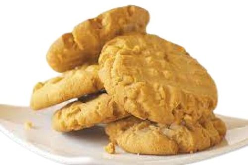Round Healthy Crunchy Delicious Sweet Tasty Peanut Butter Cookies