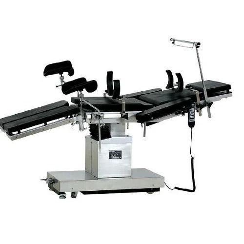 Semi Electric Leg Rest And Backrest Attached Ss Operation Theater Table