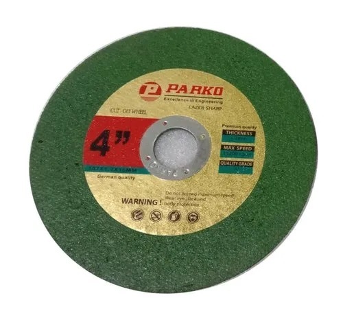 Green 2 Mm Thick Circular Aluminium Cutting Wheel For Construction Use