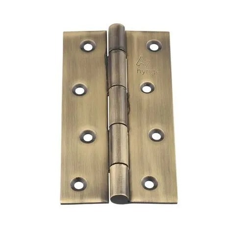 3 Mm Thick 5 Inches Rectangular Polish Finished Antique Brass Hinges Application Fitting at