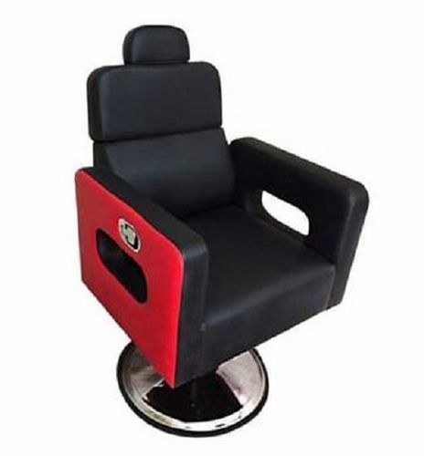 Soft 4X2 Feet Plain Metal And Leather Designer Beauty Parlour Chair