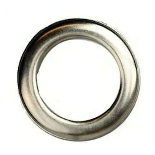 Silver 5.3 Mm Thick Polished Finished Round Stainless Steel Eyelet For Curtain