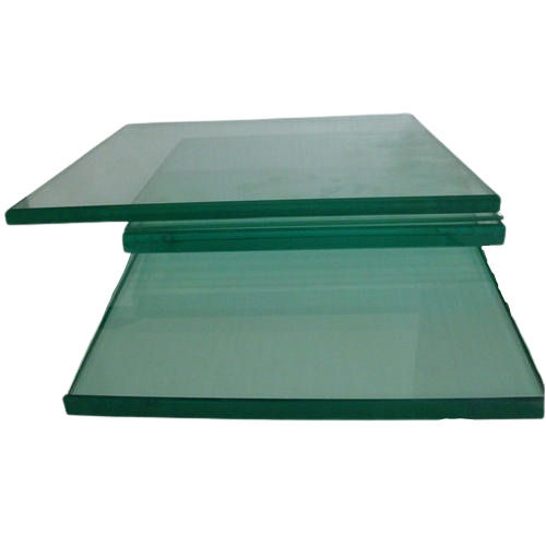 8mm Thick Solid Rectangular Flat Heat Absorbing PVB Laminated Glass