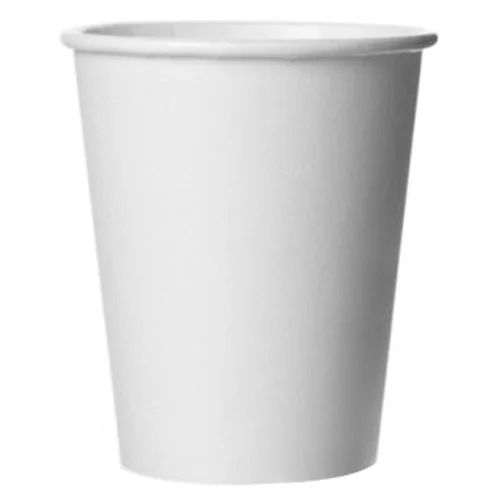 Plain and Round Disposable Paper Glass - 200ml for Events And Parties