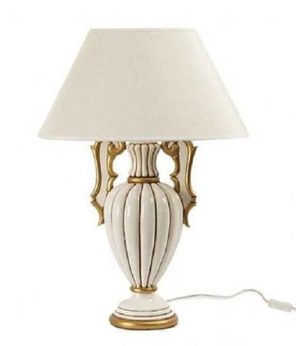 Round And Plastic Modern Electric Table Lamp For Home