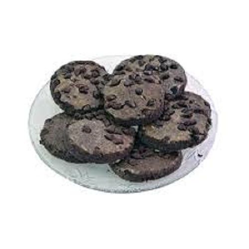 Round Chocolate Flavor Sweet Taste Crispy Texture Chips Cookies For Snacking 