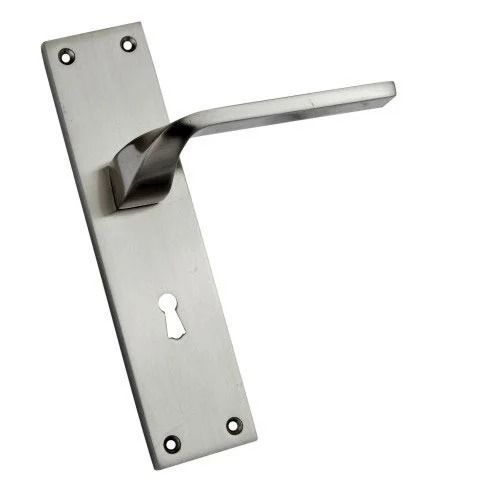 Silver 15.3 Mm Thick Rust Proof Stainless Steel Mortise Handle For Door Fittings