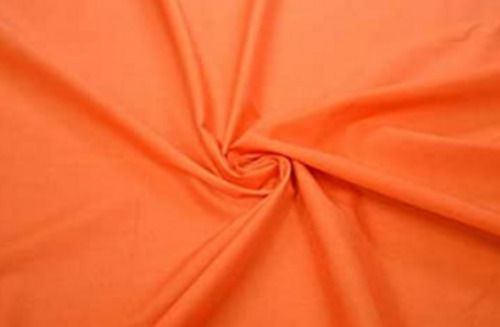 Orange 15 Meter Long 200 Gsm Plain Rayon Fabric For Garment